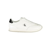Calvin Klein White Leather Men Sneaker -   -  Calvin Klein.